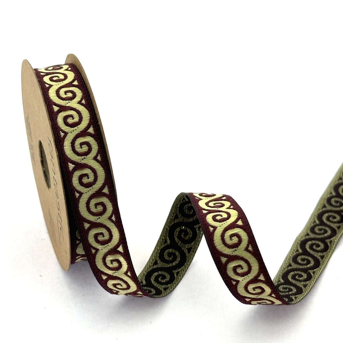 Декоративен ширит с цветни мотиви W-16061