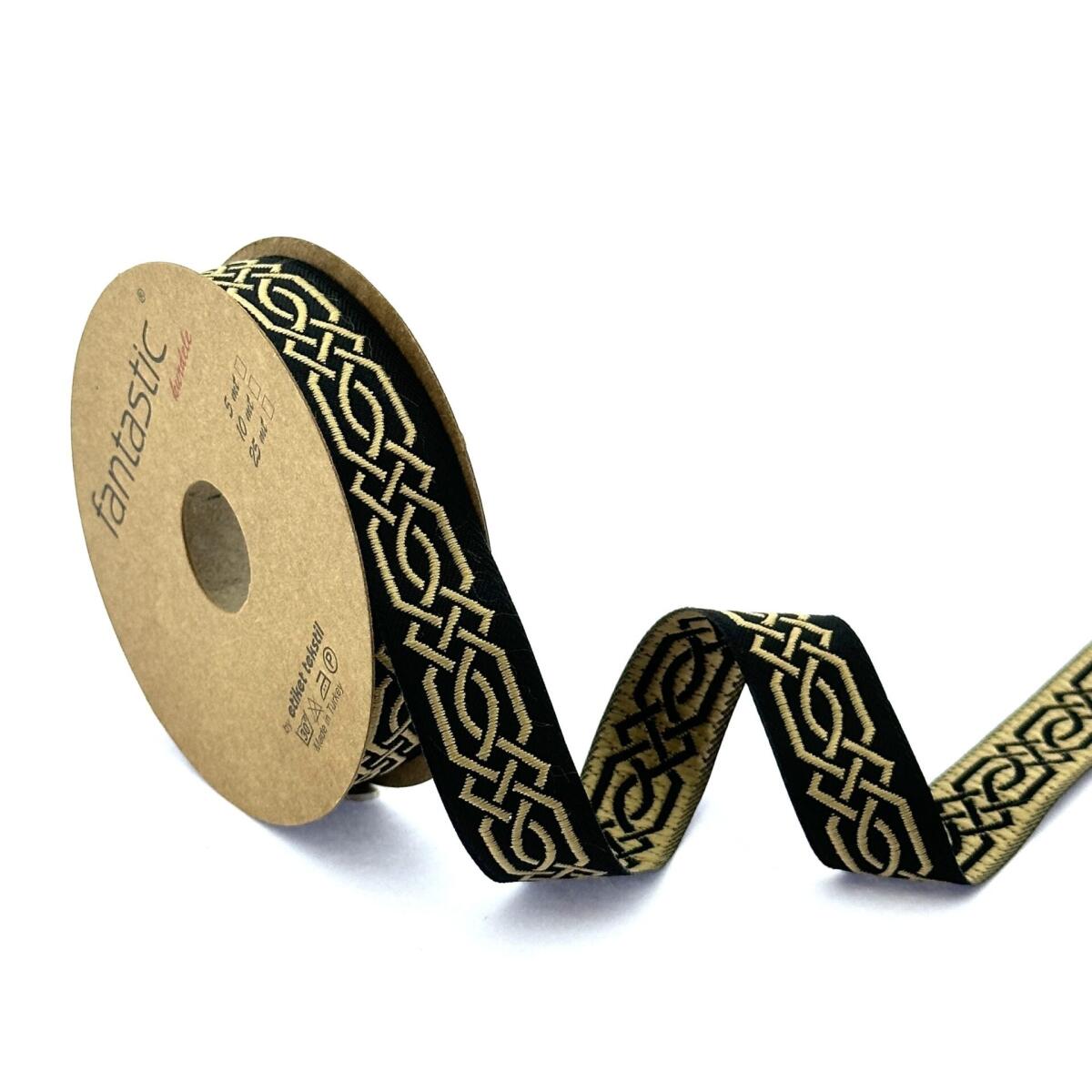 Декоративен ширит с цветни мотиви W-20272 ТЪКАН ПАНДЕЛА