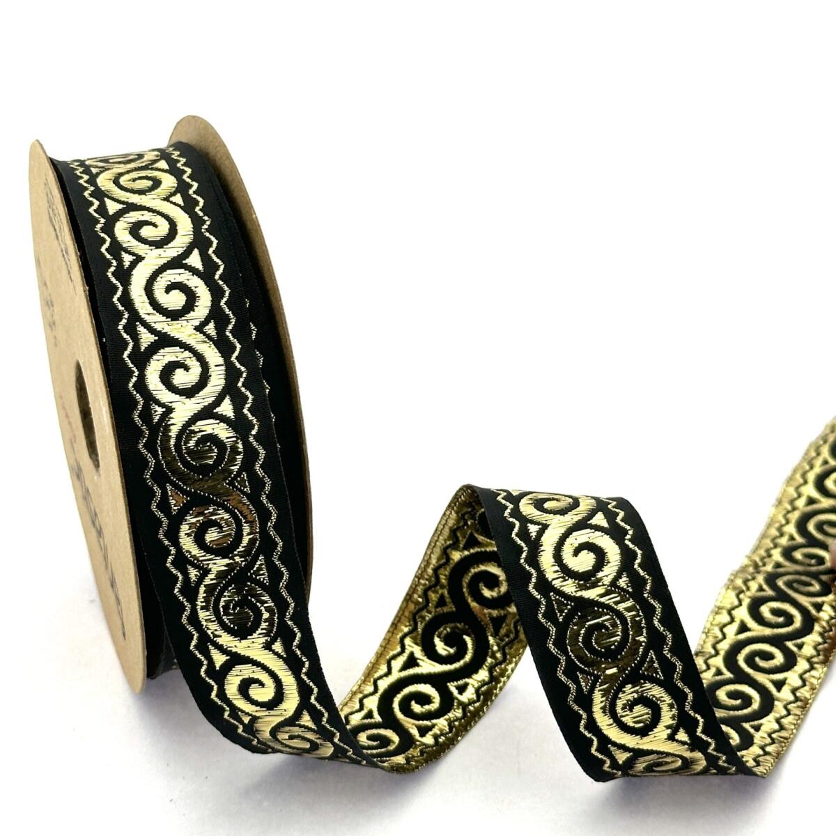 Декоративен ширит с цветни мотиви W-25006