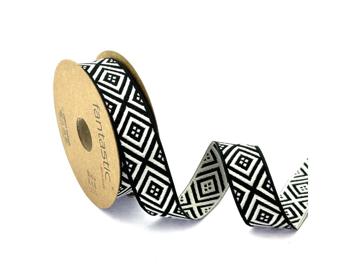 Декоративен ширит с цветни мотиви W-25275