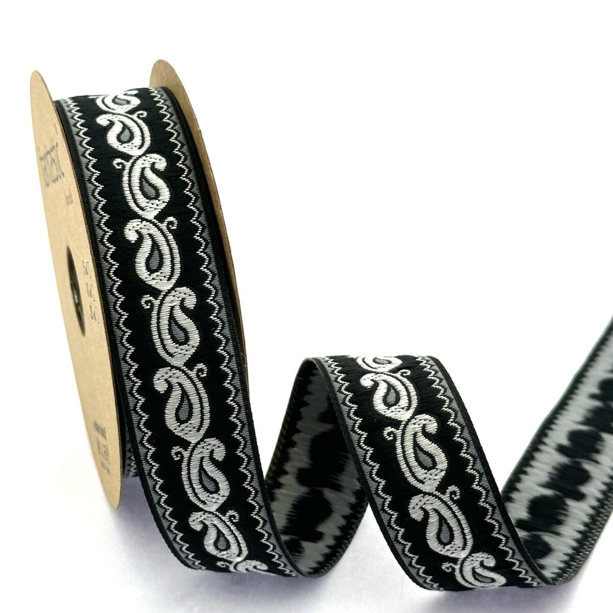 Декоративен ширит с цветни мотиви W-25911-V2