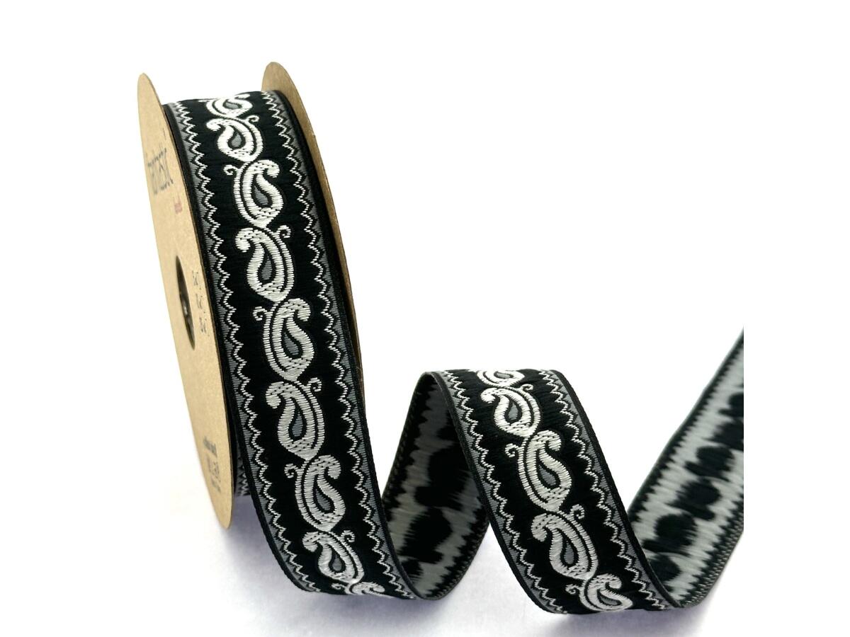 Декоративен ширит с цветни мотиви W-25911-V2