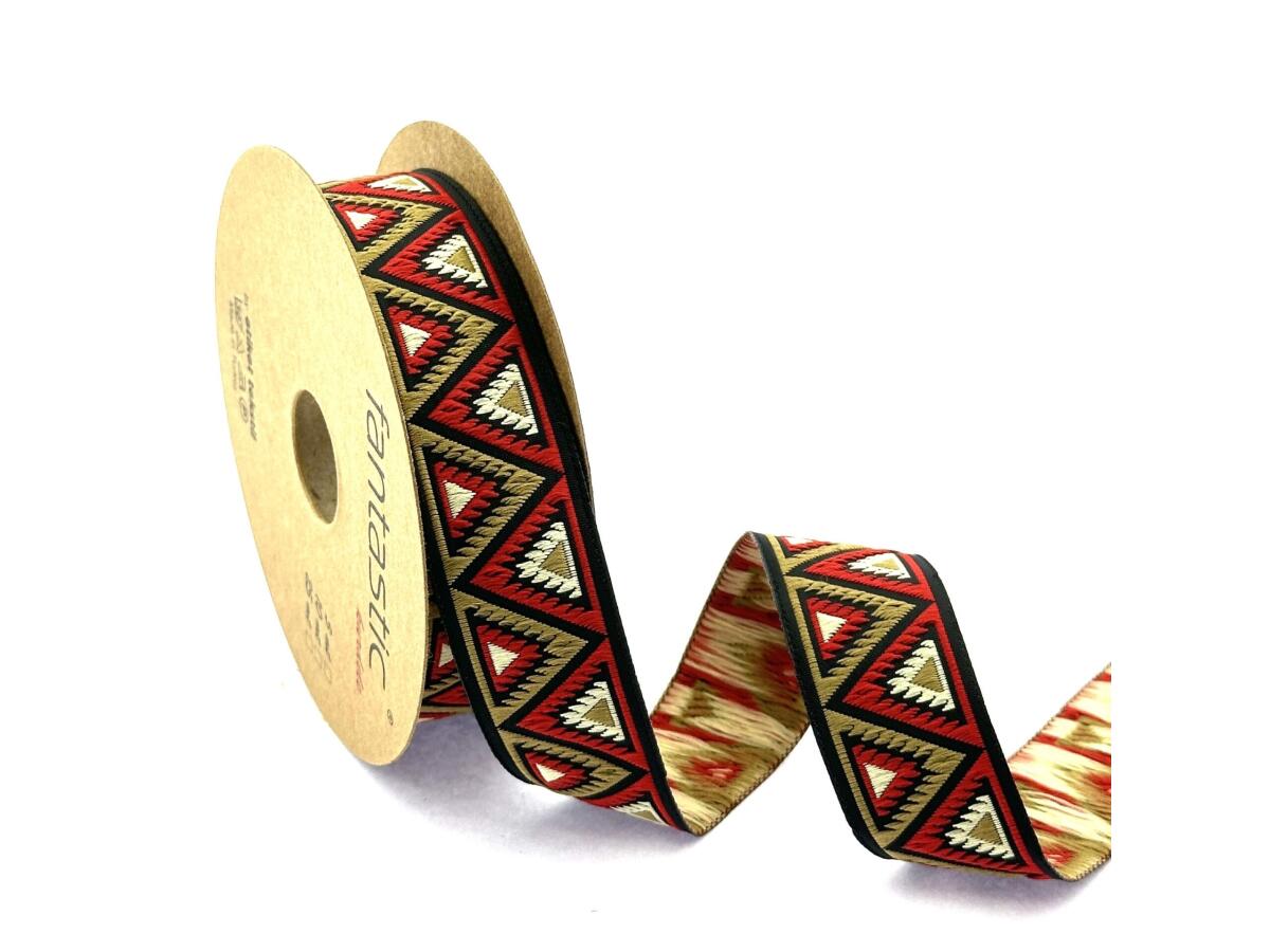 Декоративен ширит с цветни мотиви W-25915