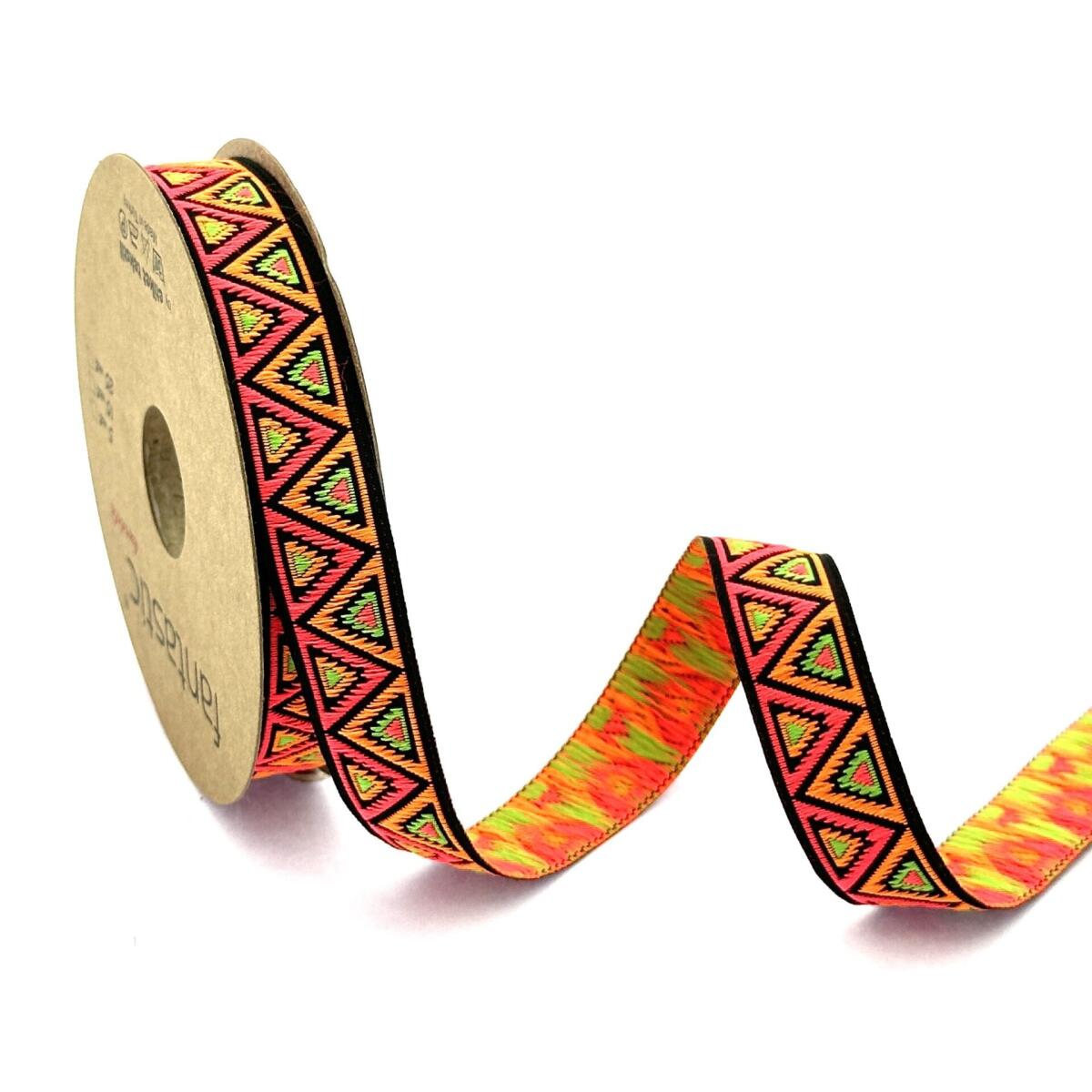 Декоративен ширит с цветни мотиви W-25915