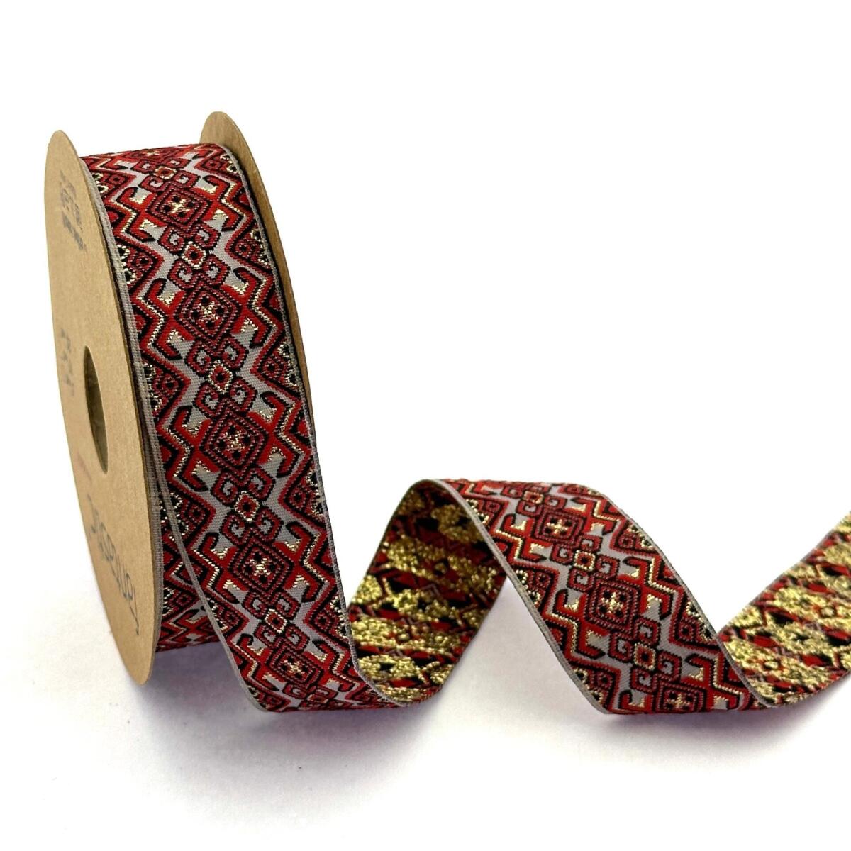 Декоративен ширит с цветни мотиви W-25941