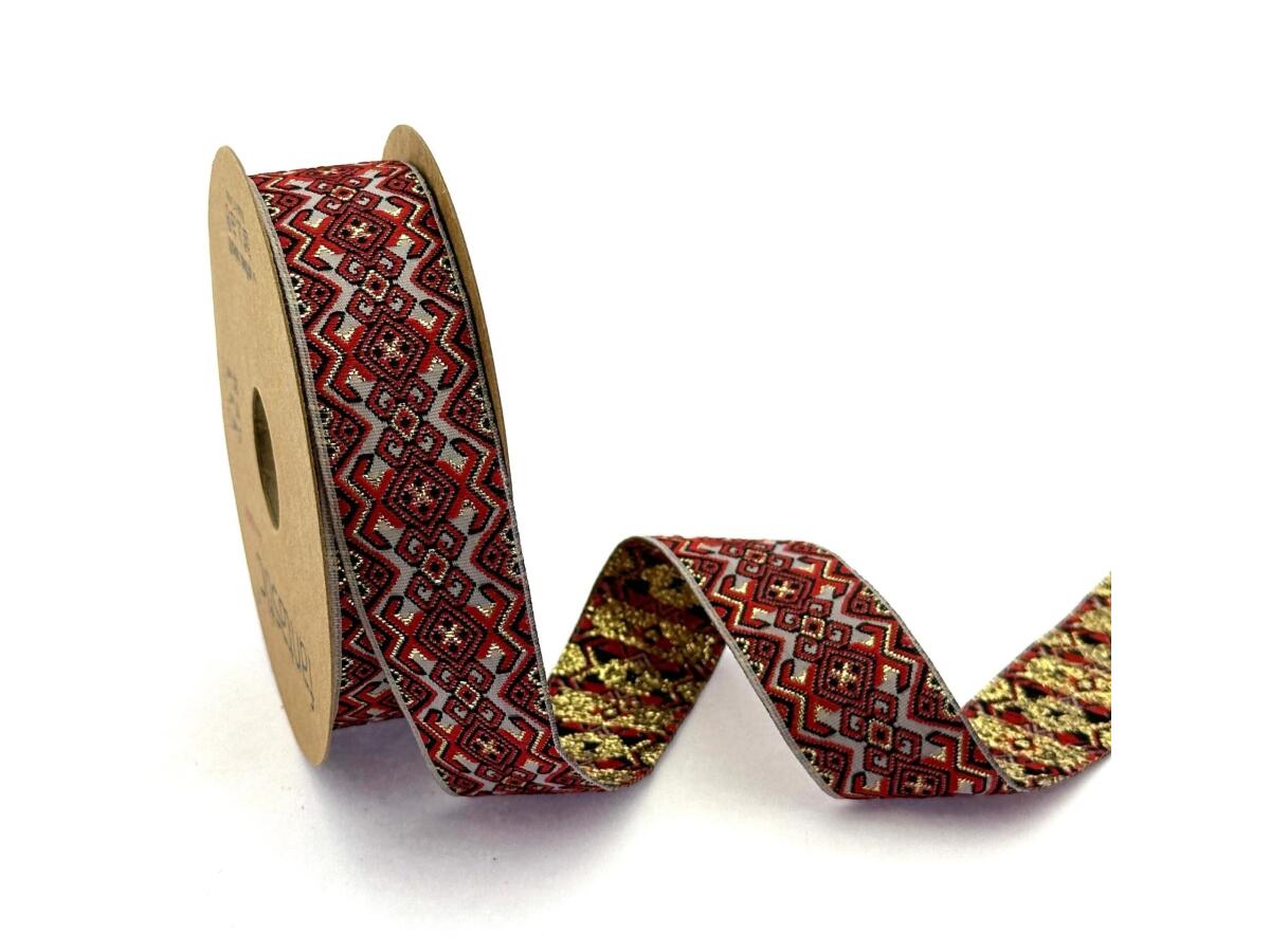 Декоративен ширит с цветни мотиви W-25941