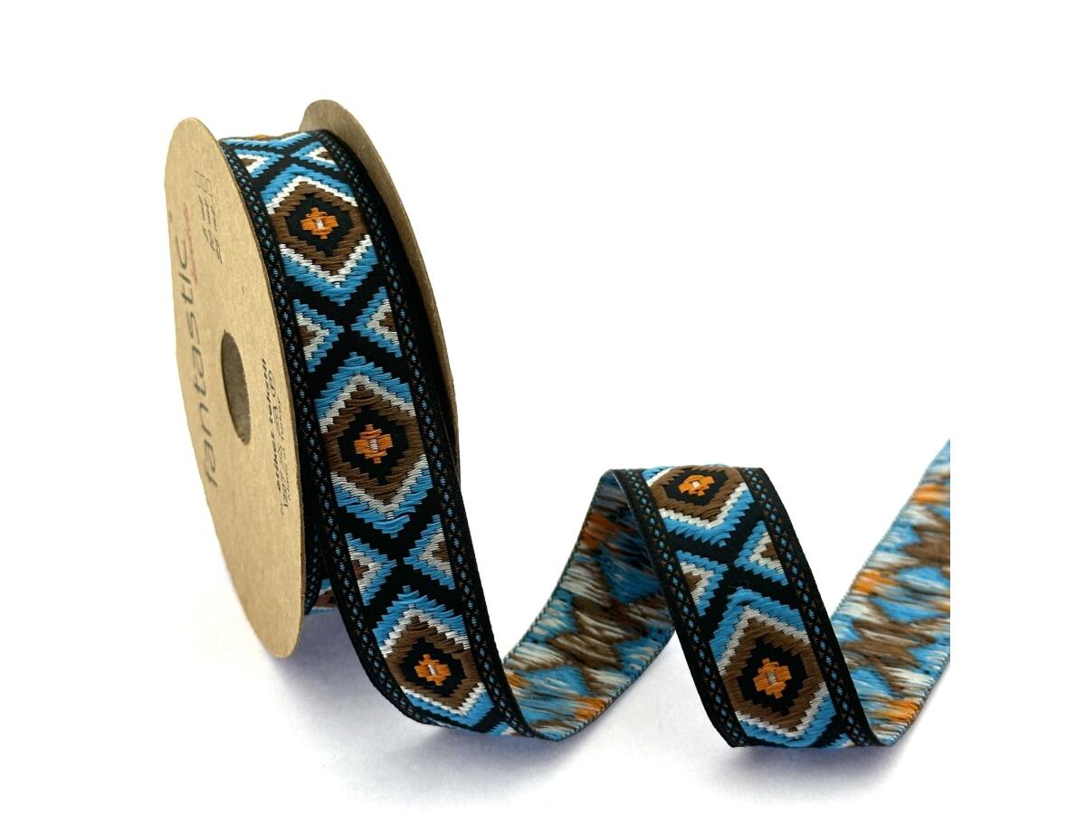 Декоративен ширит с цветни мотиви W-25952