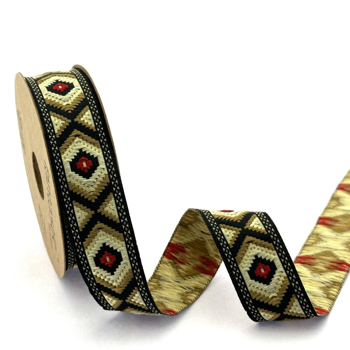 Декоративен ширит с цветни мотиви W-25952