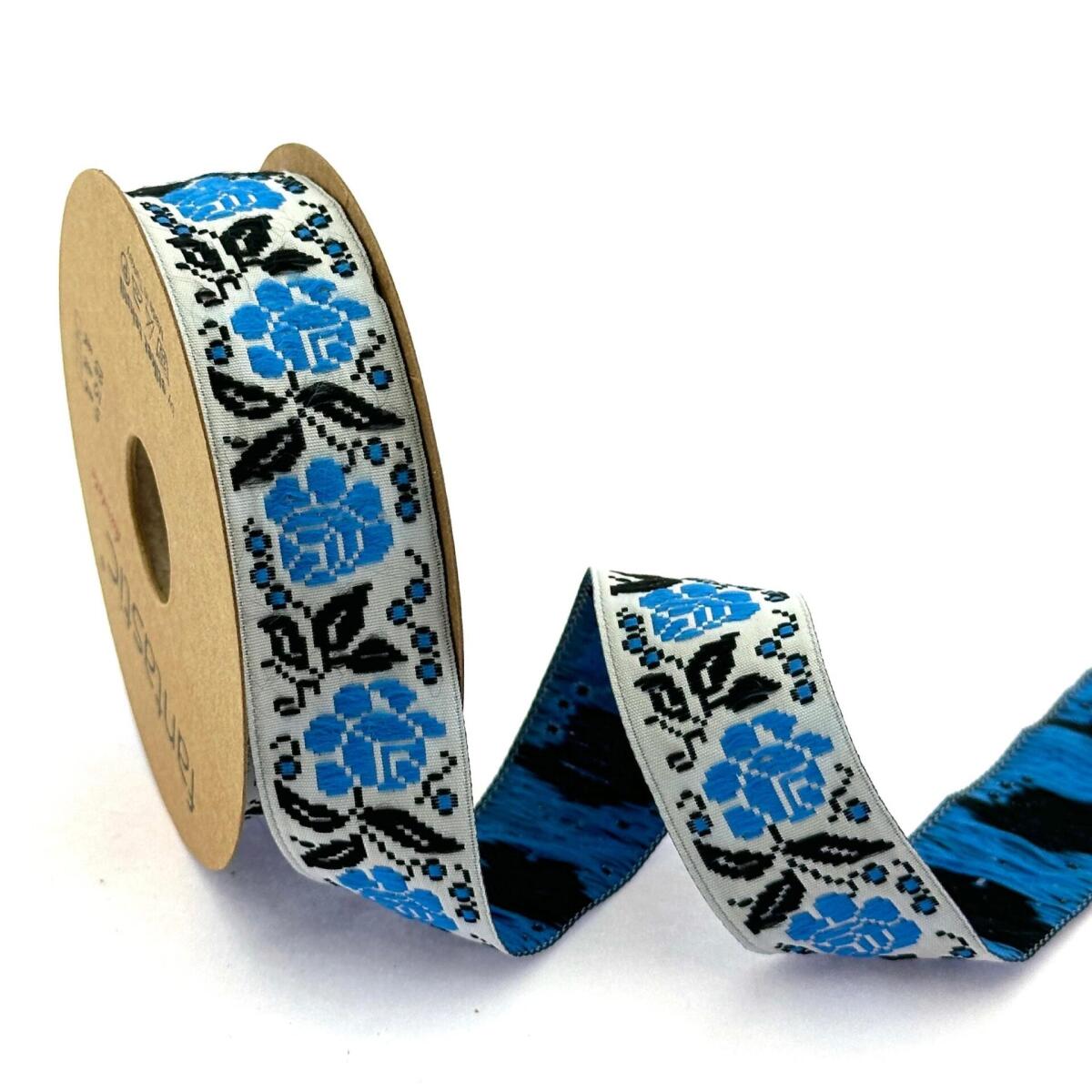 Декоративен ширит с цветни мотиви W-25987