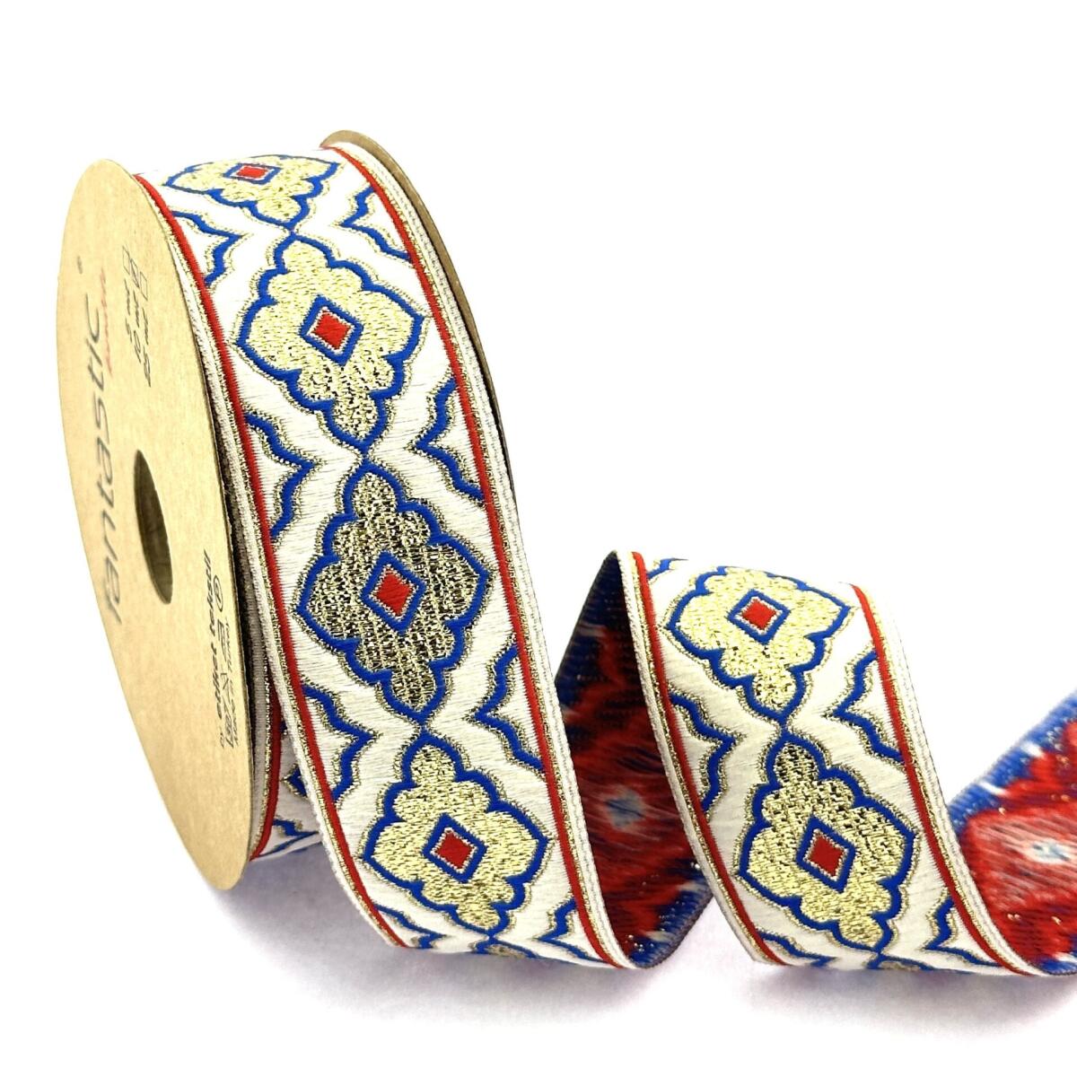 Декоративен ширит с цветни мотиви W-35135