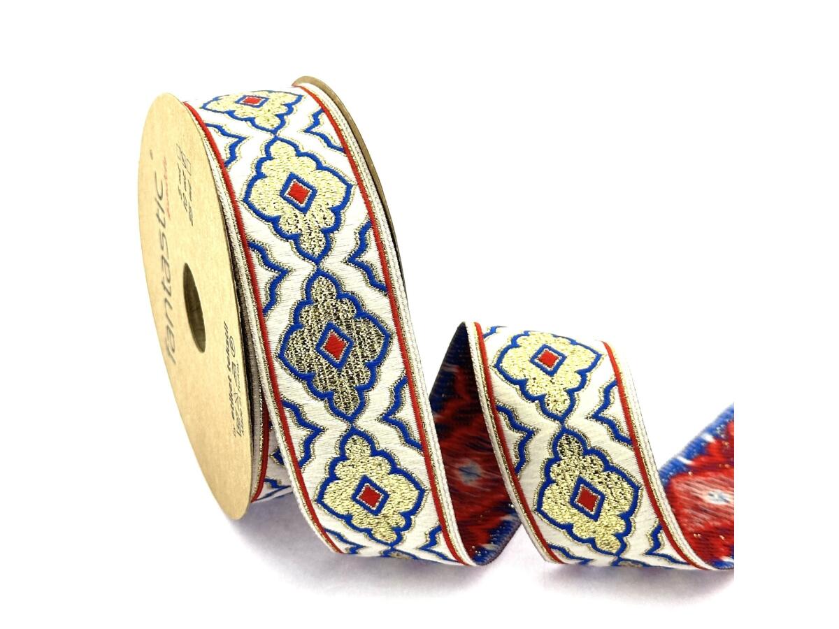 Декоративен ширит с цветни мотиви W-35135