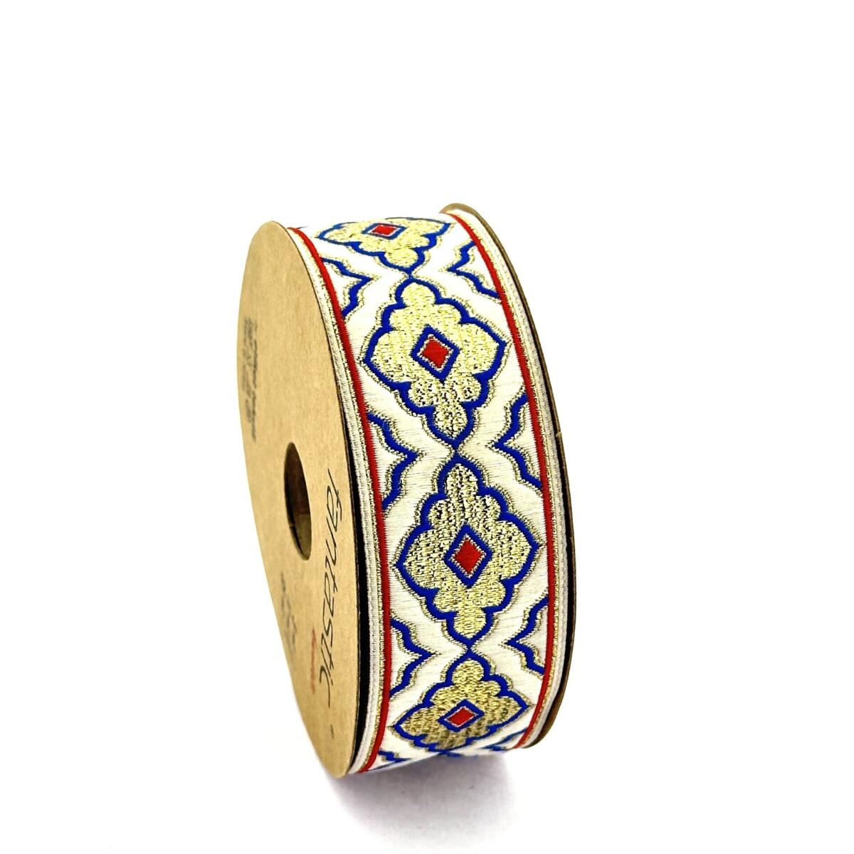 Декоративен ширит с цветни мотиви W-35135