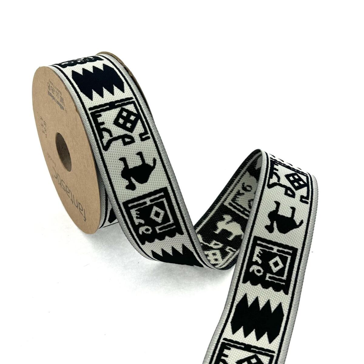 Декоративен ширит с цветни мотиви W-35325