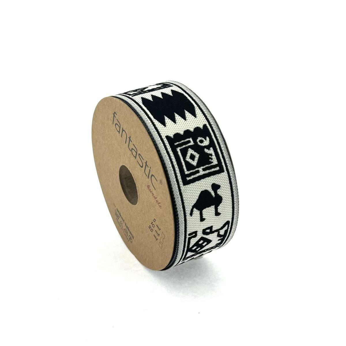 Декоративен ширит с цветни мотиви W-35325