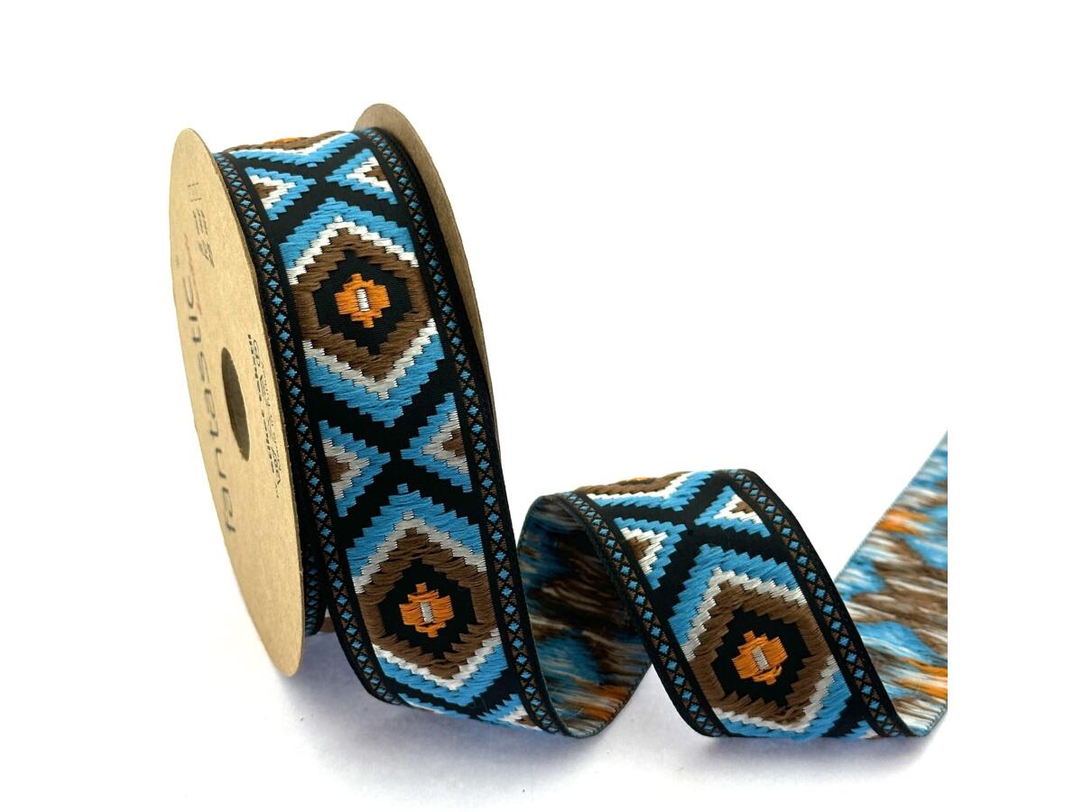 Декоративен ширит с цветни мотиви W-35952