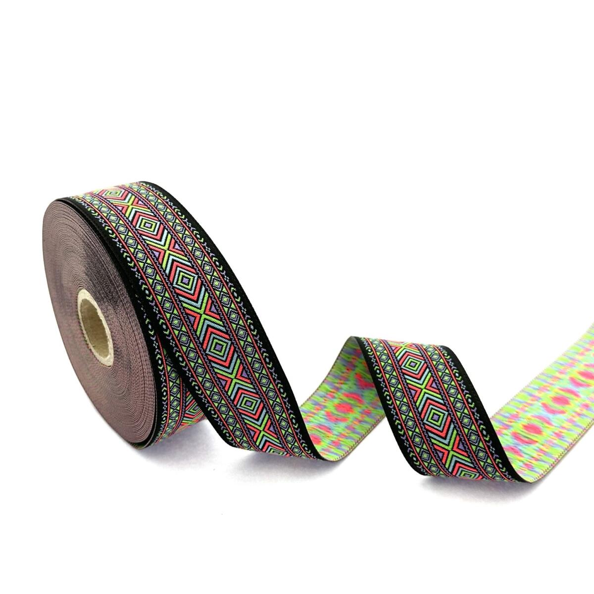 Декоративен ширит с цветни мотиви W-35995