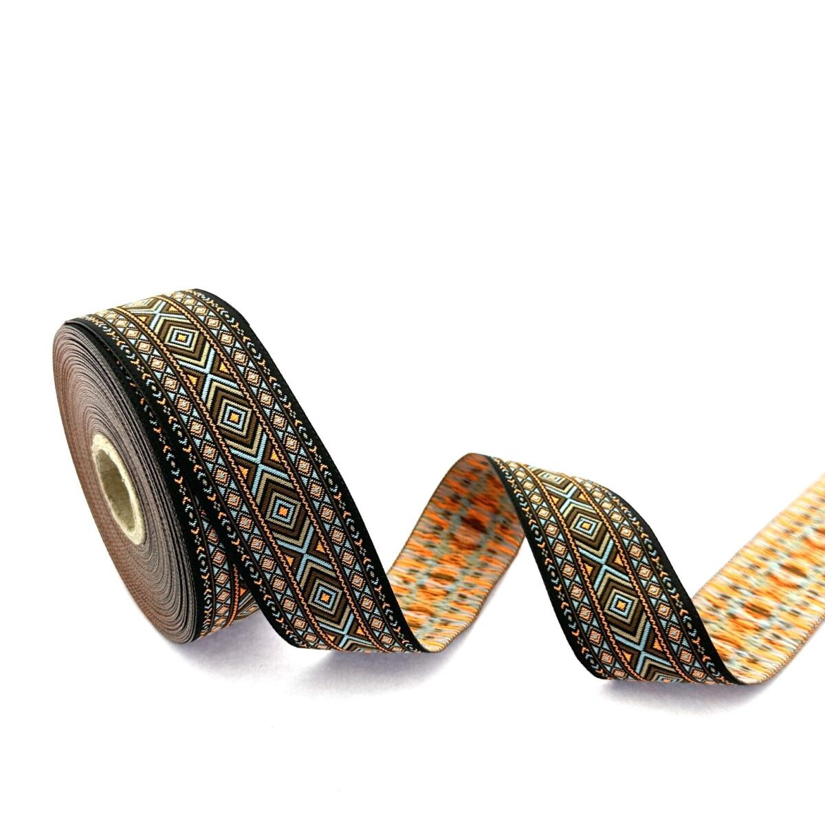 Декоративен ширит с цветни мотиви W-35995