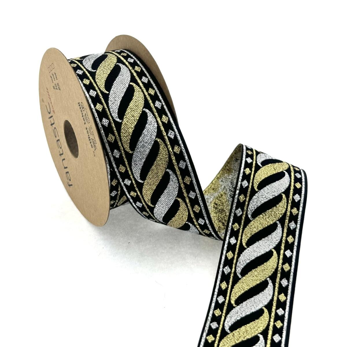 Декоративен ширит с цветни мотиви W-40326