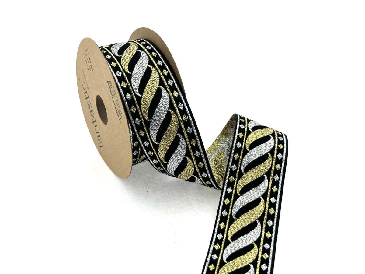 Декоративен ширит с цветни мотиви W-40326