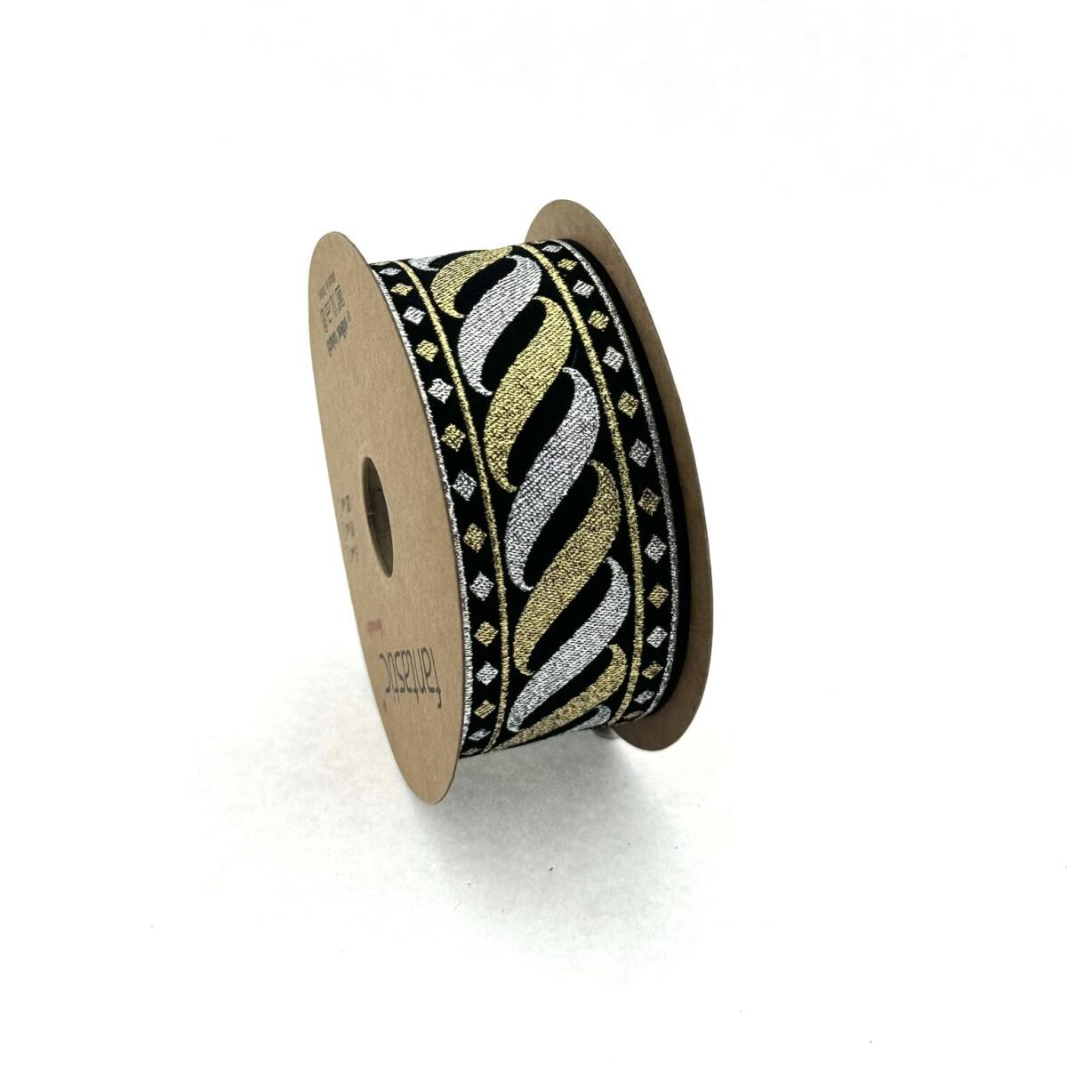 Декоративен ширит с цветни мотиви W-40326