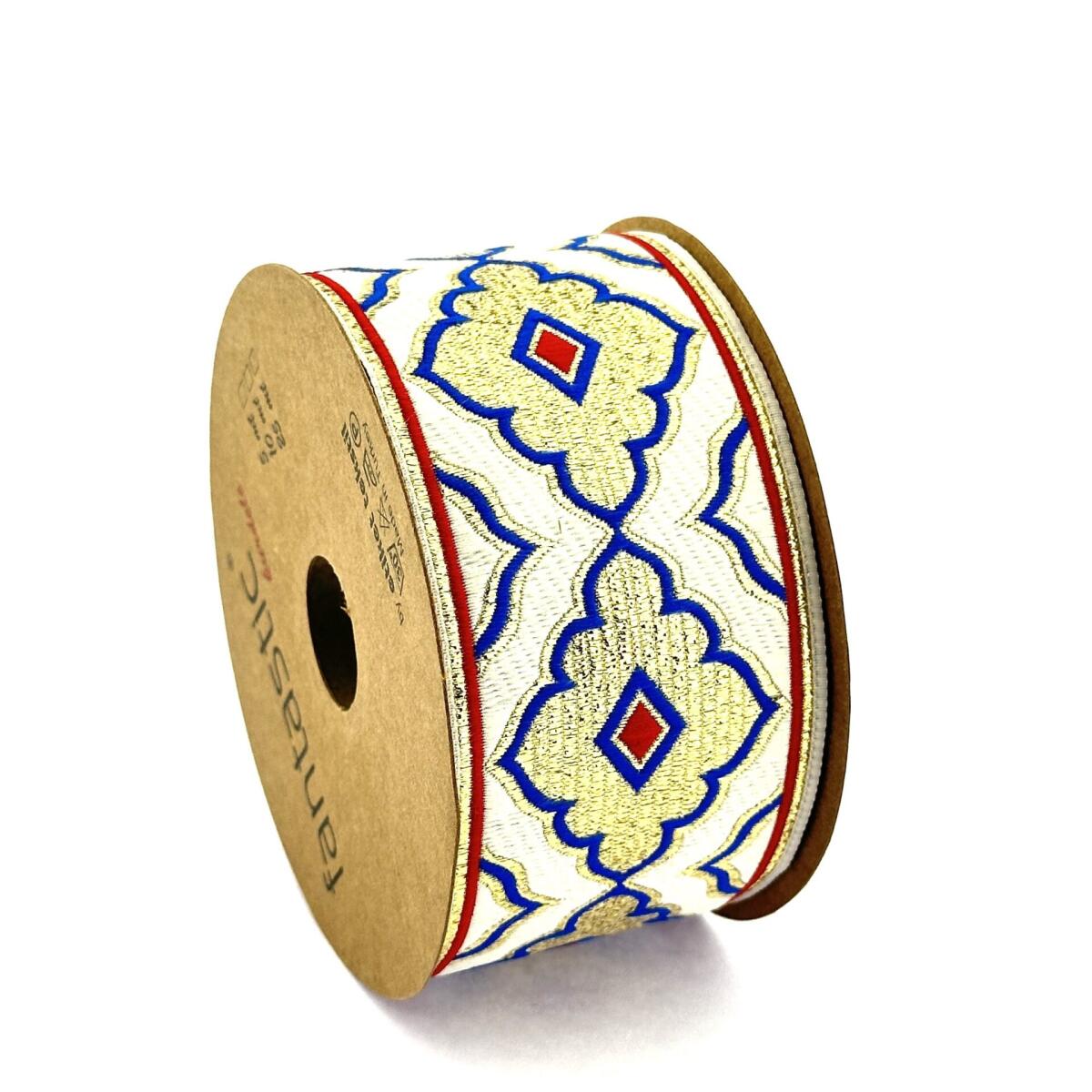 Декоративен ширит с цветни мотиви W-50135