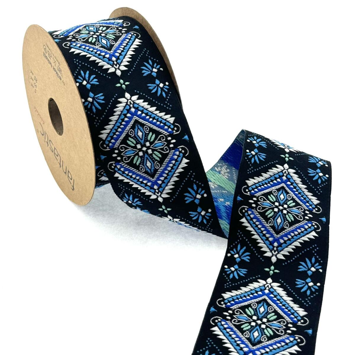 Декоративен ширит с цветни мотиви W-50329