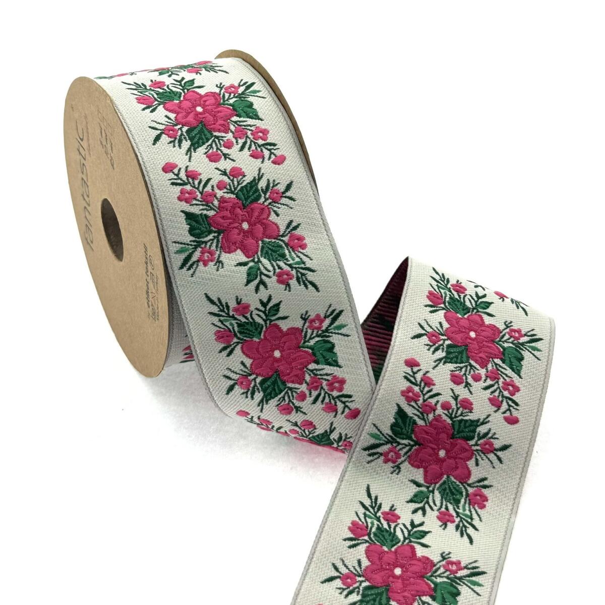 Декоративен ширит с цветни мотиви W-50330