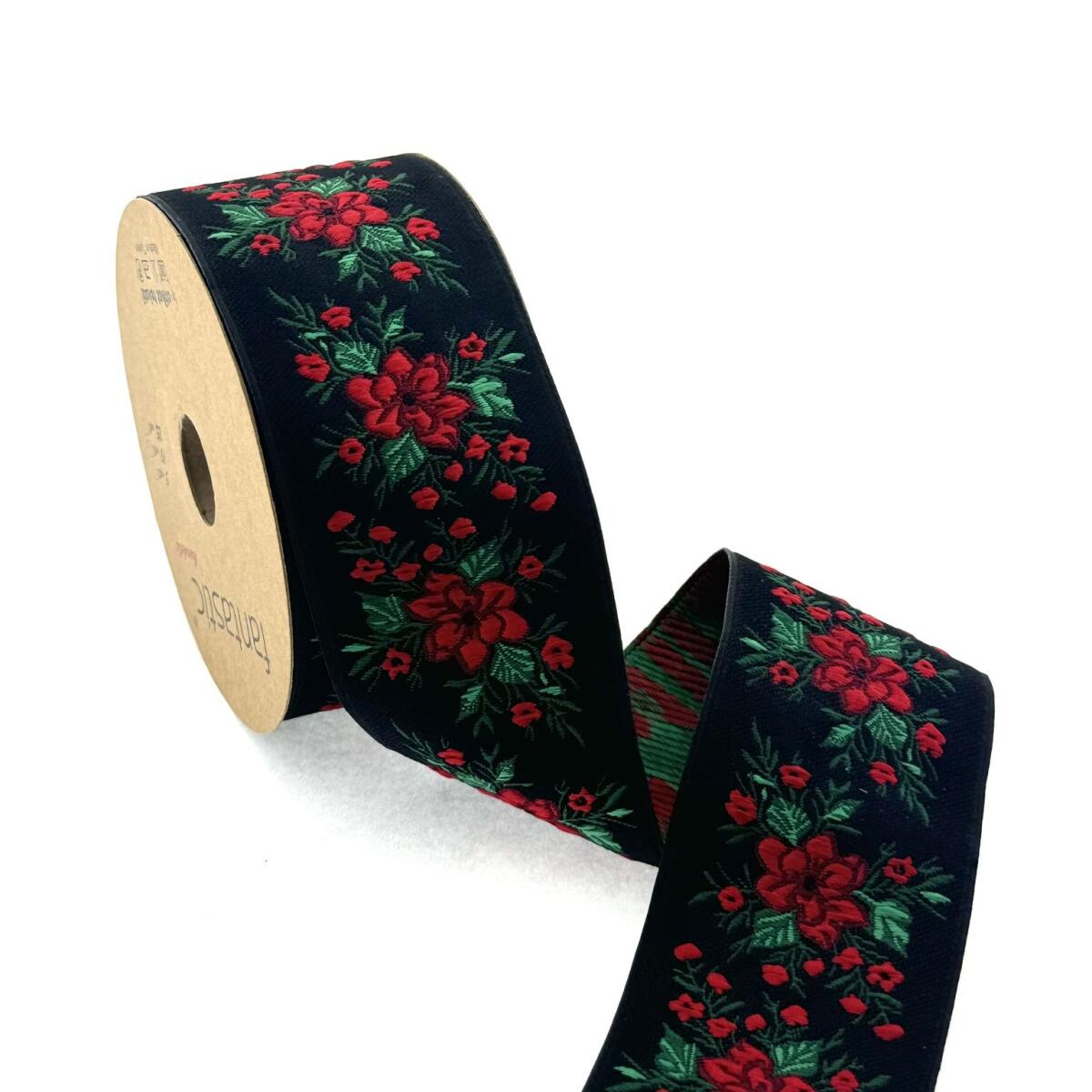 Декоративен ширит с цветни мотиви W-50330