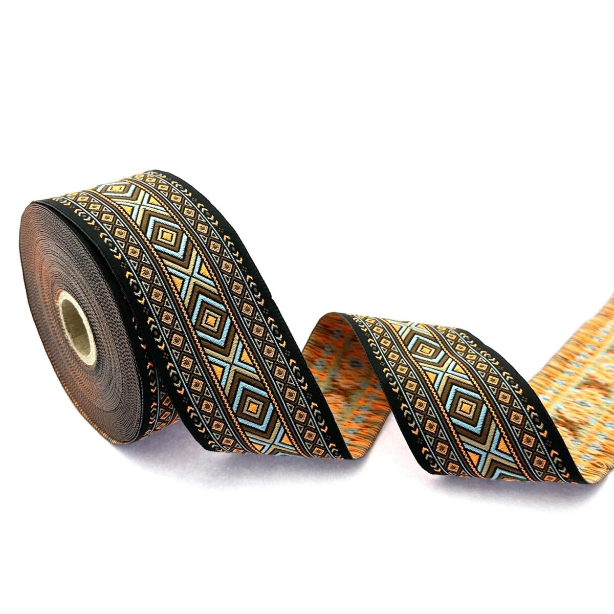 Декоративен ширит с цветни мотиви W-50995