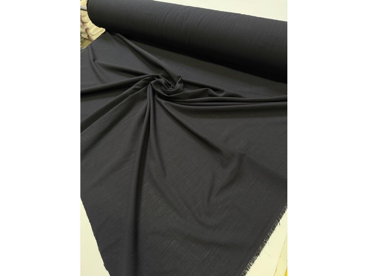 Габардин (памук) - черен, 1 метър