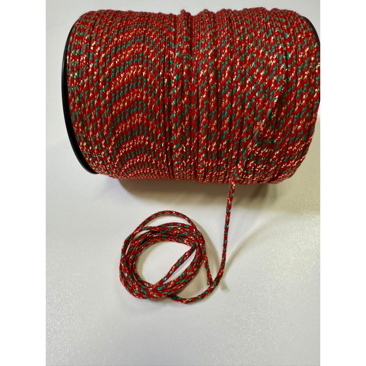 кордон трес зелено червено злато