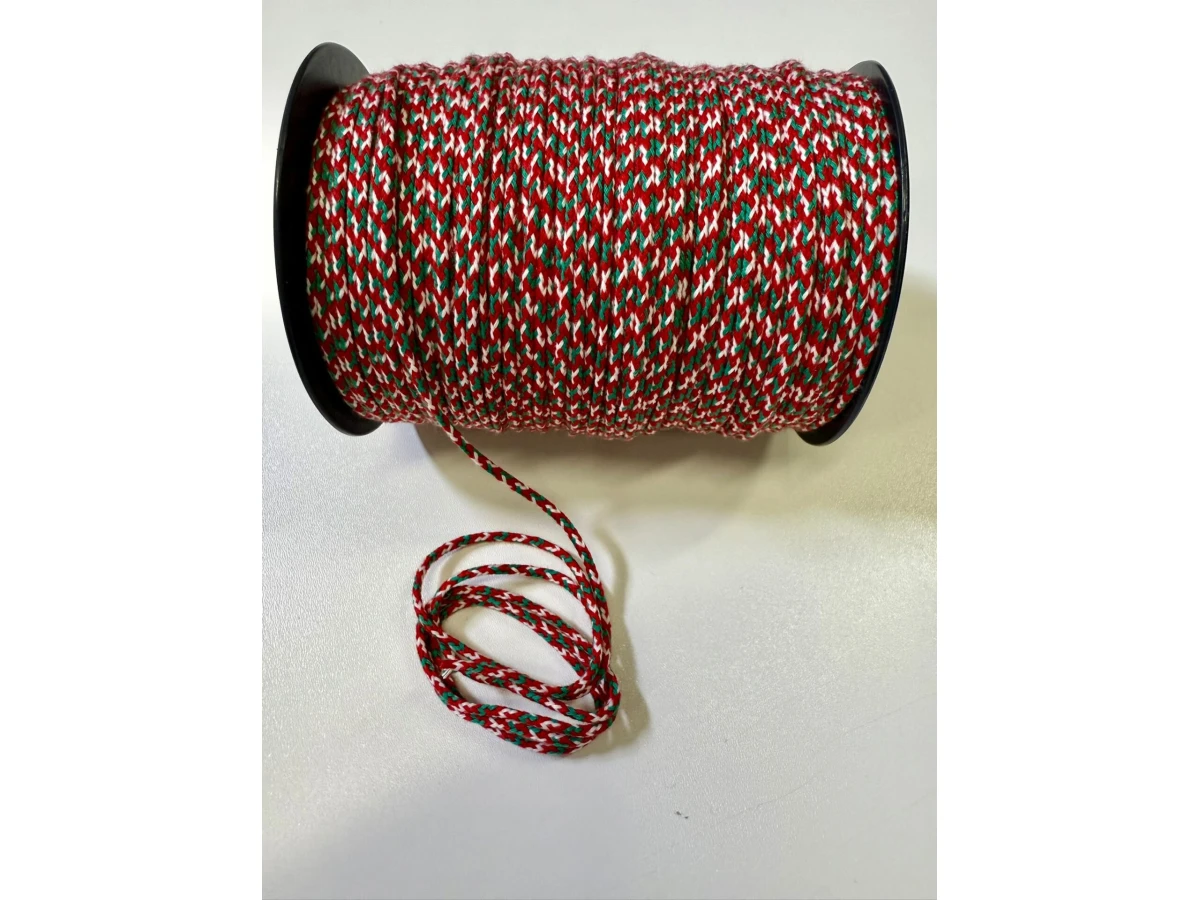 кордон трес зелено червено бяло