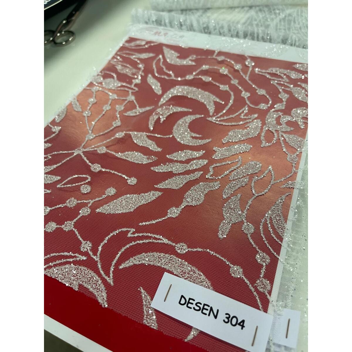 БРОКАТ ЛУРЕКС-сребро-304