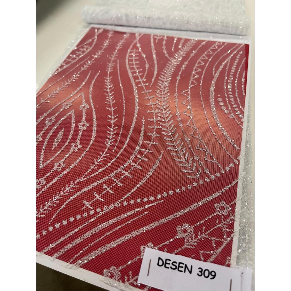 БРОКАТ ЛУРЕКС-сребро-309