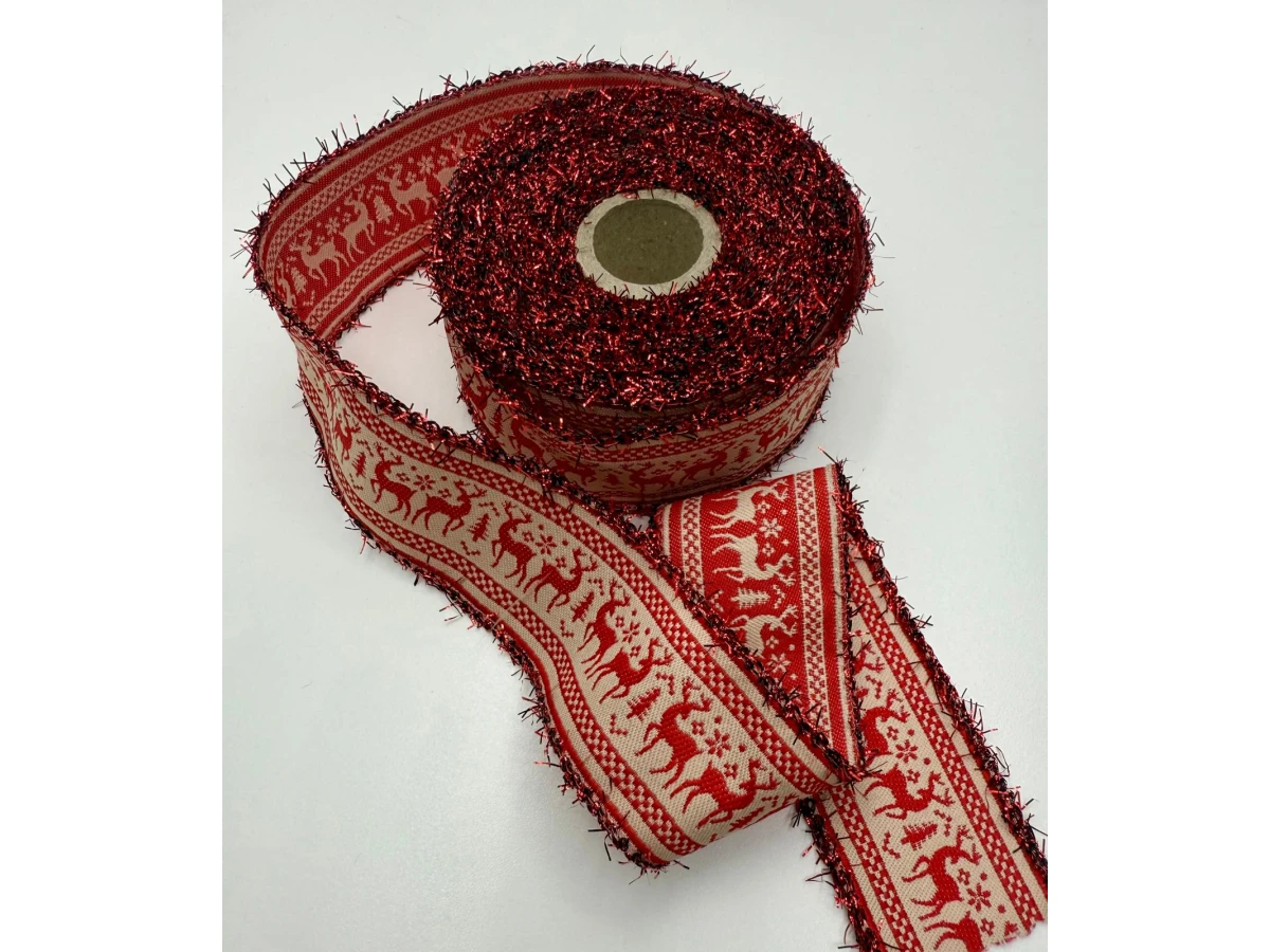 Декоративен ширит с цветни мотиви W-108 SKL