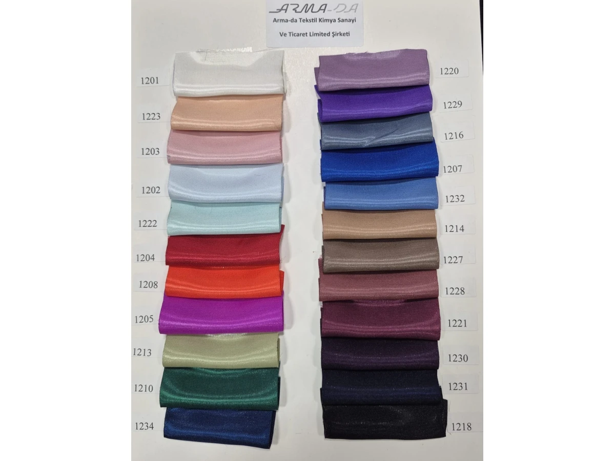 Течен Сатен Органза Тъкан Плат- 23 цвята