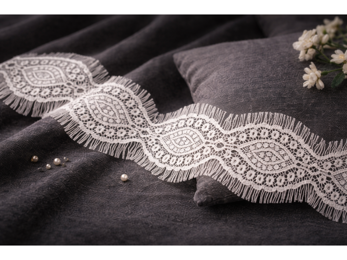 SA-8888-P-дантела с ресни